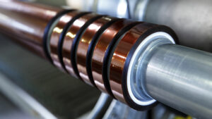 schnitt von insulationsfolien